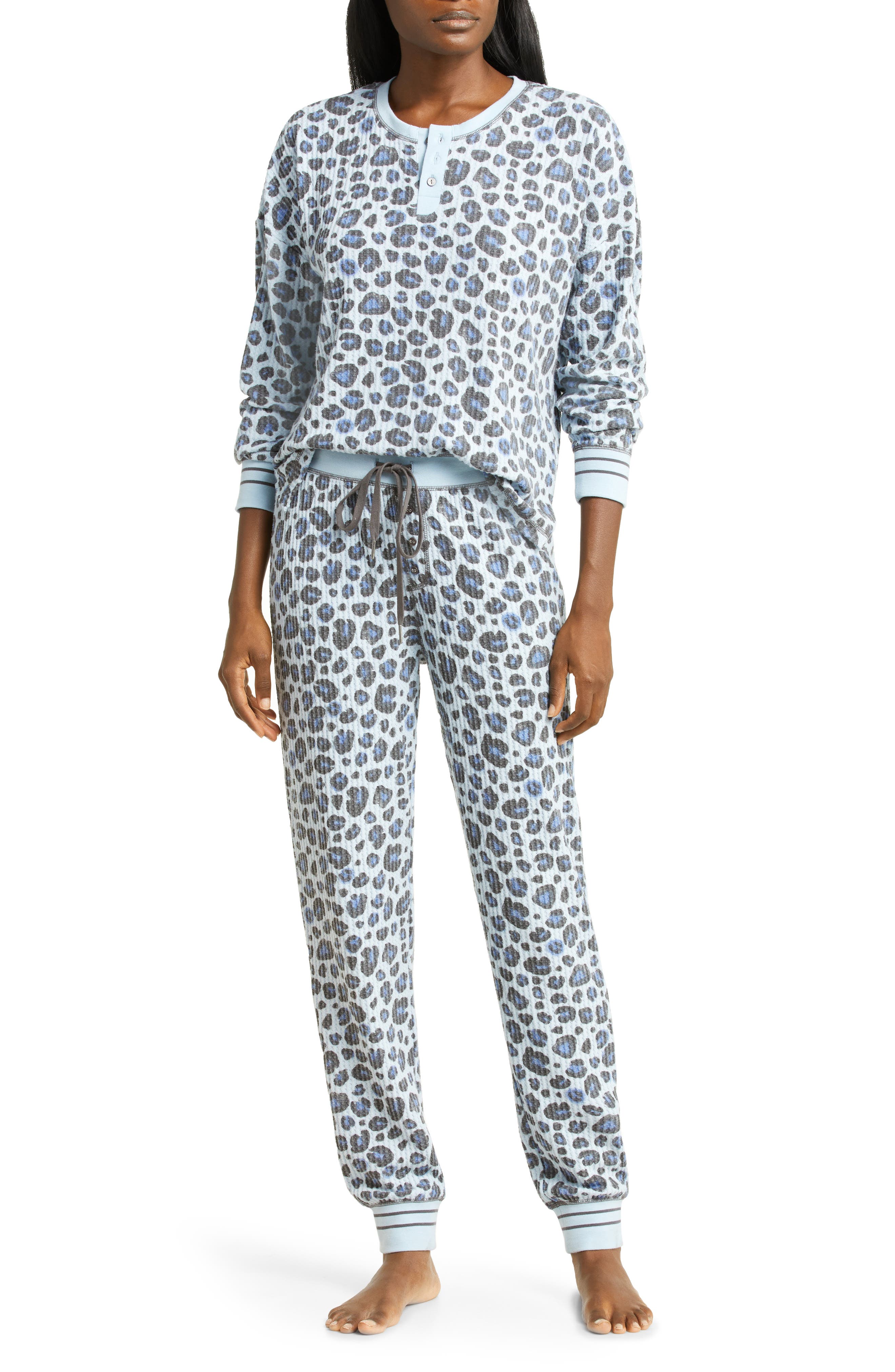 Lattelier Comfy Pure Cotton Set in Grey Womens Clothing Nightwear and sleepwear Pyjamas 