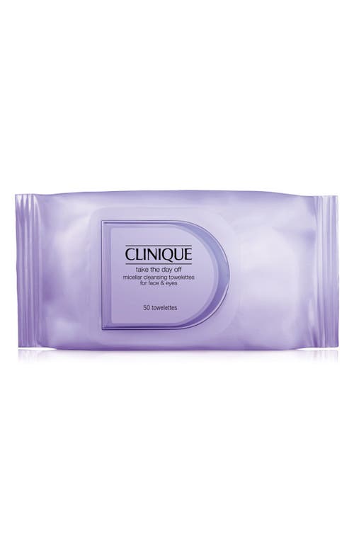 Clinique Take the Day Off Makeup Remover Micellar Cleansing Towelettes for Face & Eyes at Nordstrom