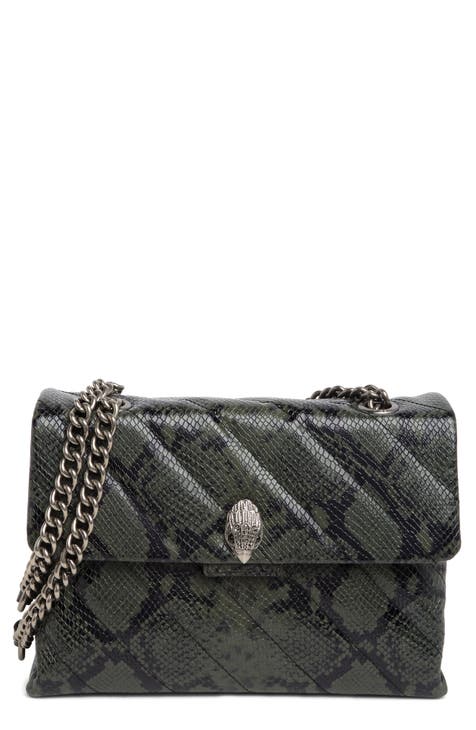 Jade Chain Bag - Black Croc Online Shopping - JW Pei