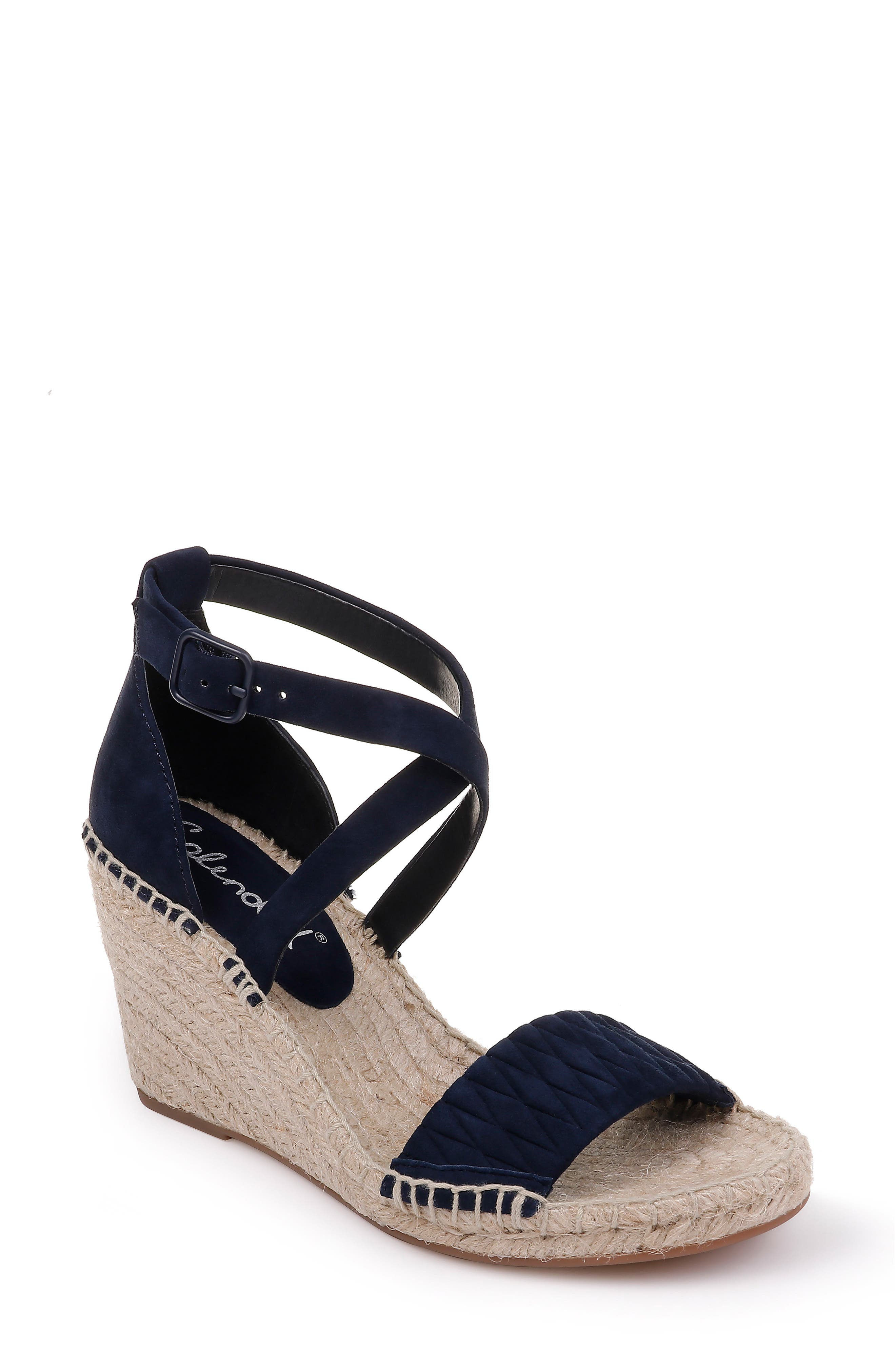 Splendid Sheri Wedge Espadrille Sandal, Blue