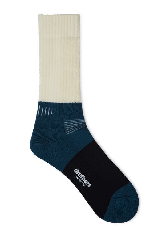 DRUTHERS NYC DRUTHERS NYC VIVO MERINO WOOL FUNCTION BLOCKED BOOT SOCK 