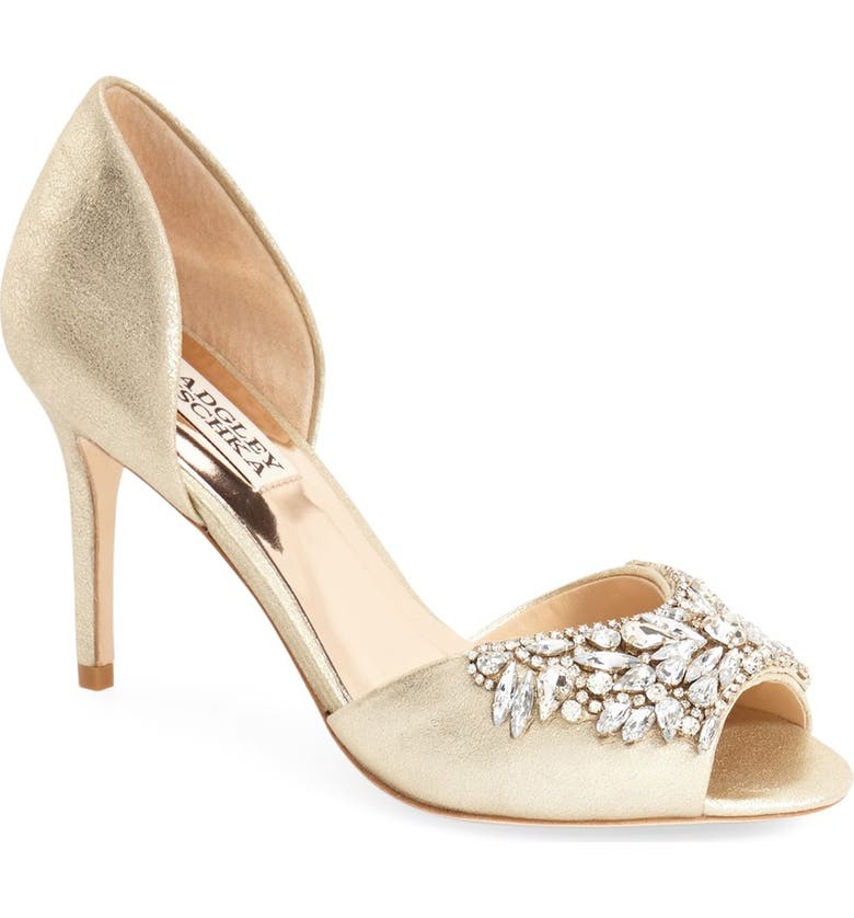 Badgley Mischka 'Candance' Crystal Embellished d'Orsay Pump (Women ...