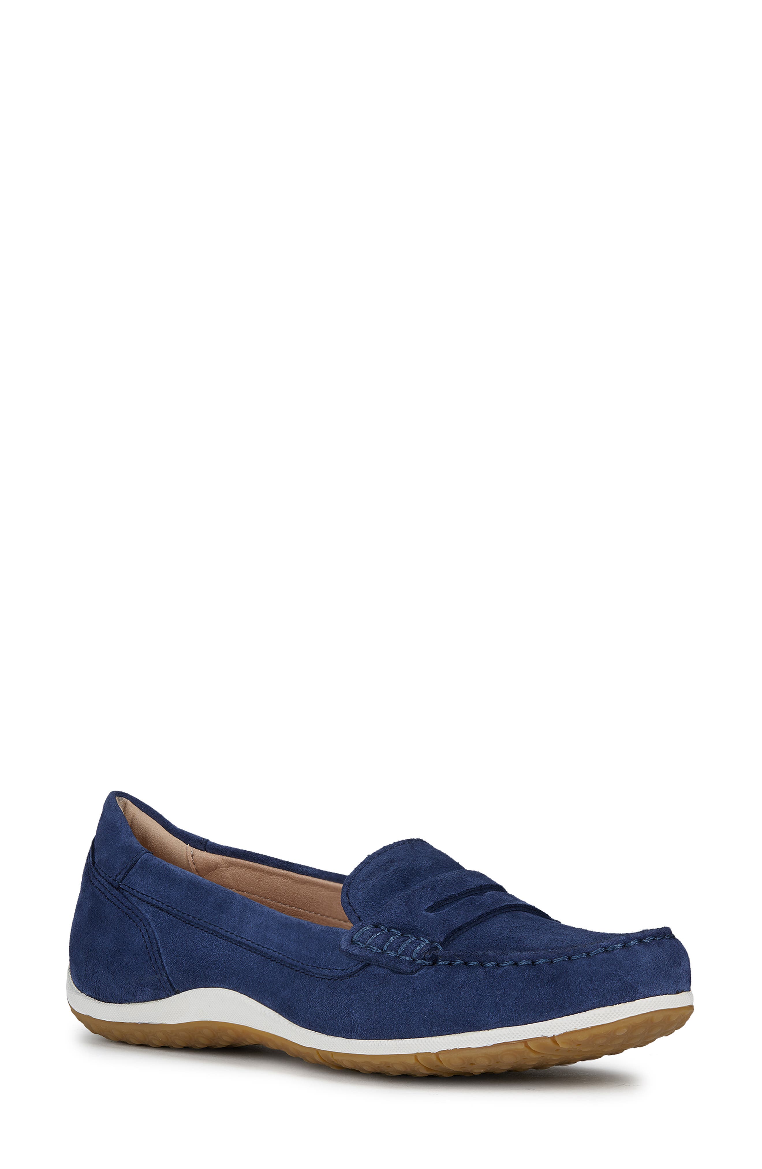 Geox Vega Moc Loafer, Blue