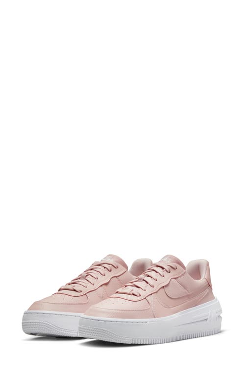 Air Force 1 PLT. AF. ORM Sneaker in Pink Oxford/White/Soft Pink