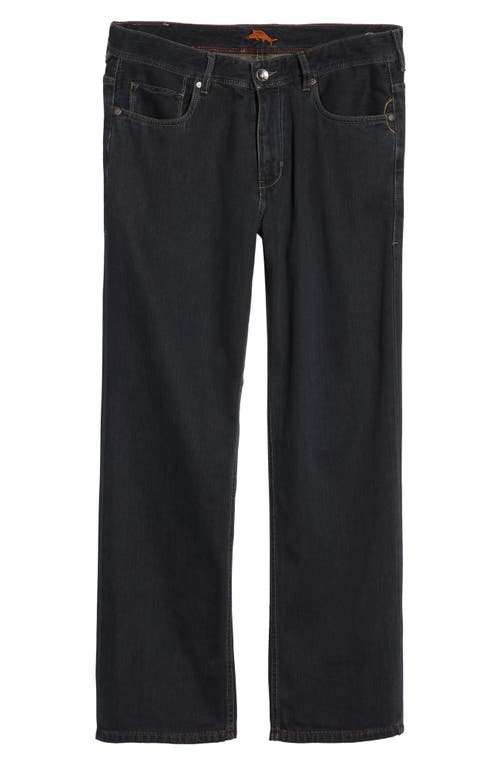 Tommy Bahama Cayman Relaxed Straight Leg Jeans Black Overdye at Nordstrom, X