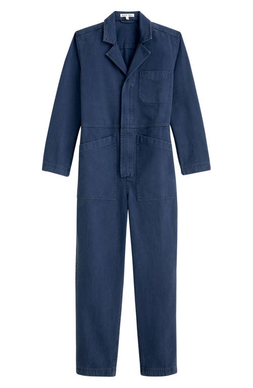Standard Cotton Jumpsuit in Slate Blue