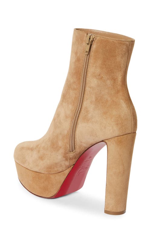 Christian Louboutin Loo Platform Bootie In Lionne