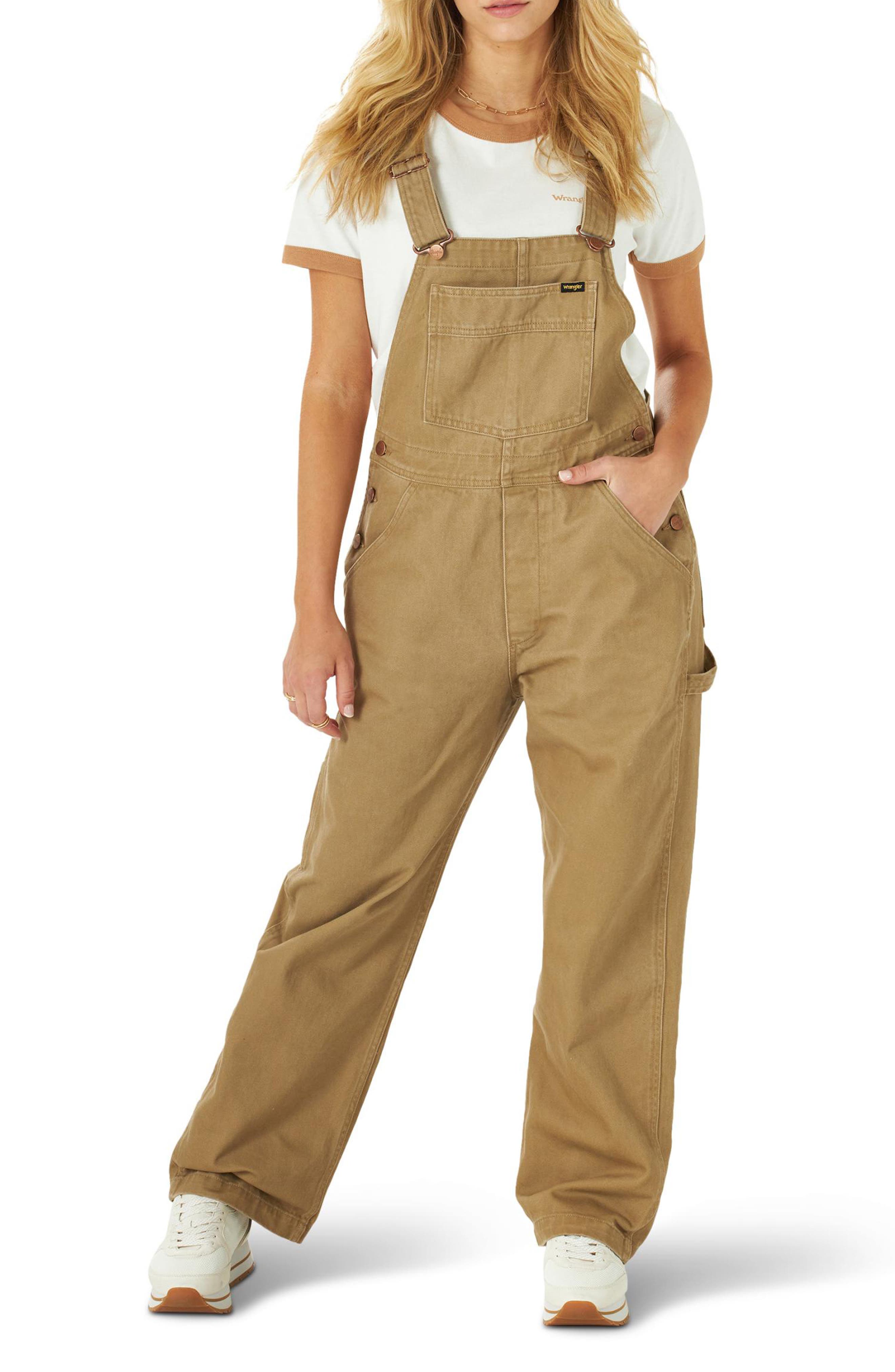 overall dress khaki