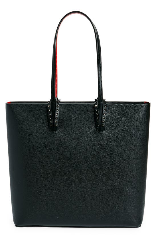 Shop Christian Louboutin Cabata Leather Tote In Black