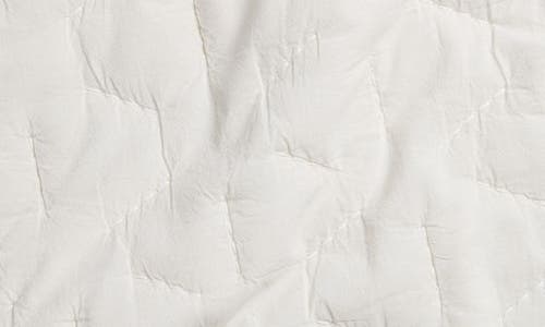 Shop Parachute Soft Stitch Set Of 2 Organic Cotton Pillow Shams In Cream