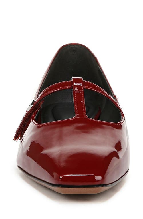 Shop Sarto By Franco Sarto Carmela Square Toe Mary Jane Flat In Red