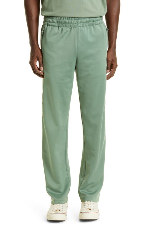 Advisory Board Crystals Soutache Detail Track Pants in Aventurine Green
