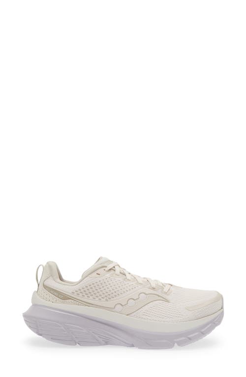 Saucony Guide 17 Running Shoe In Moon/heather