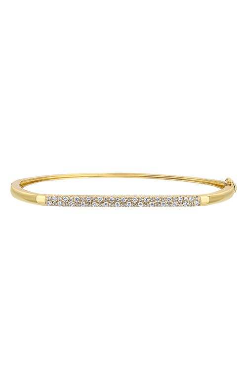 Shop Bony Levy Diamond Bangle In 18k Yellow Gold/diamond