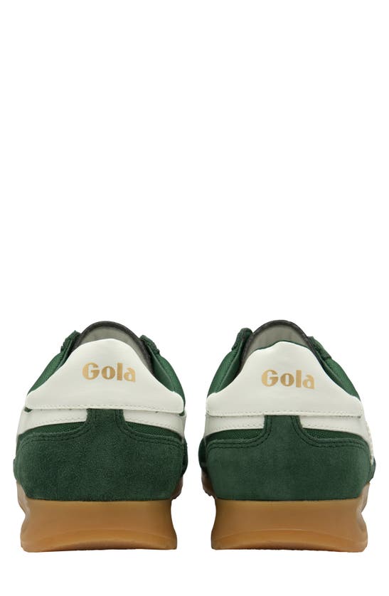 Shop Gola Tornado Sneaker In Evergreen/ Off White