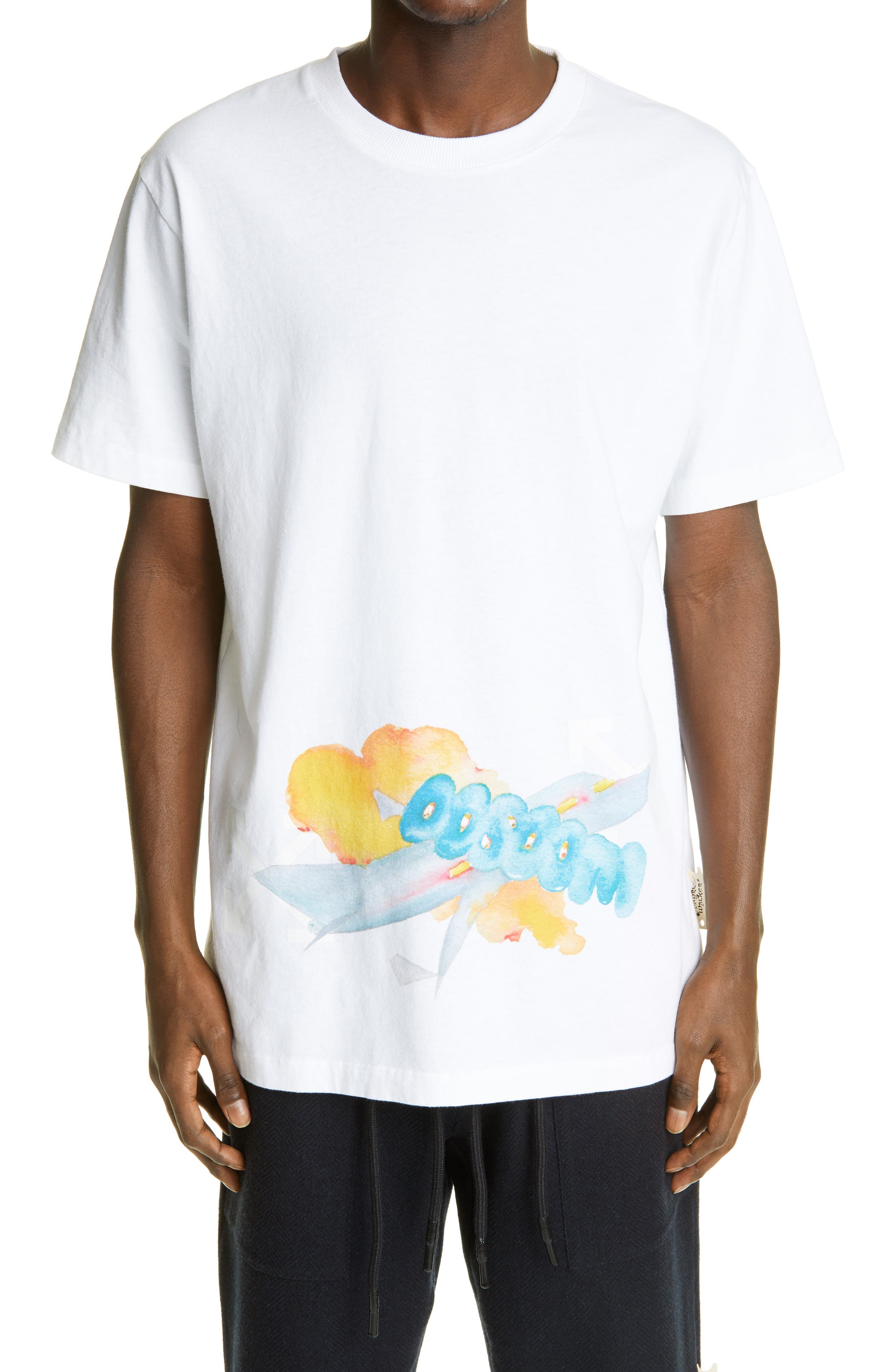 off white tee shirt mens