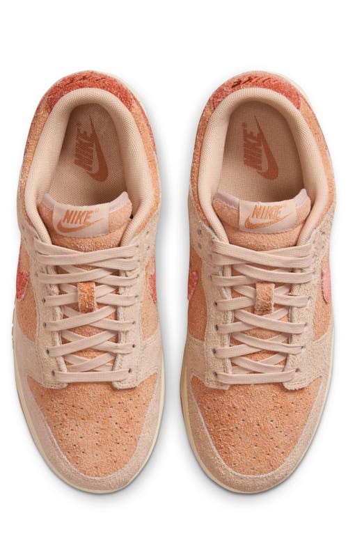 Shop Nike Dunk Low Basketball Sneaker In Shimmer/burnt Sunrise/amber