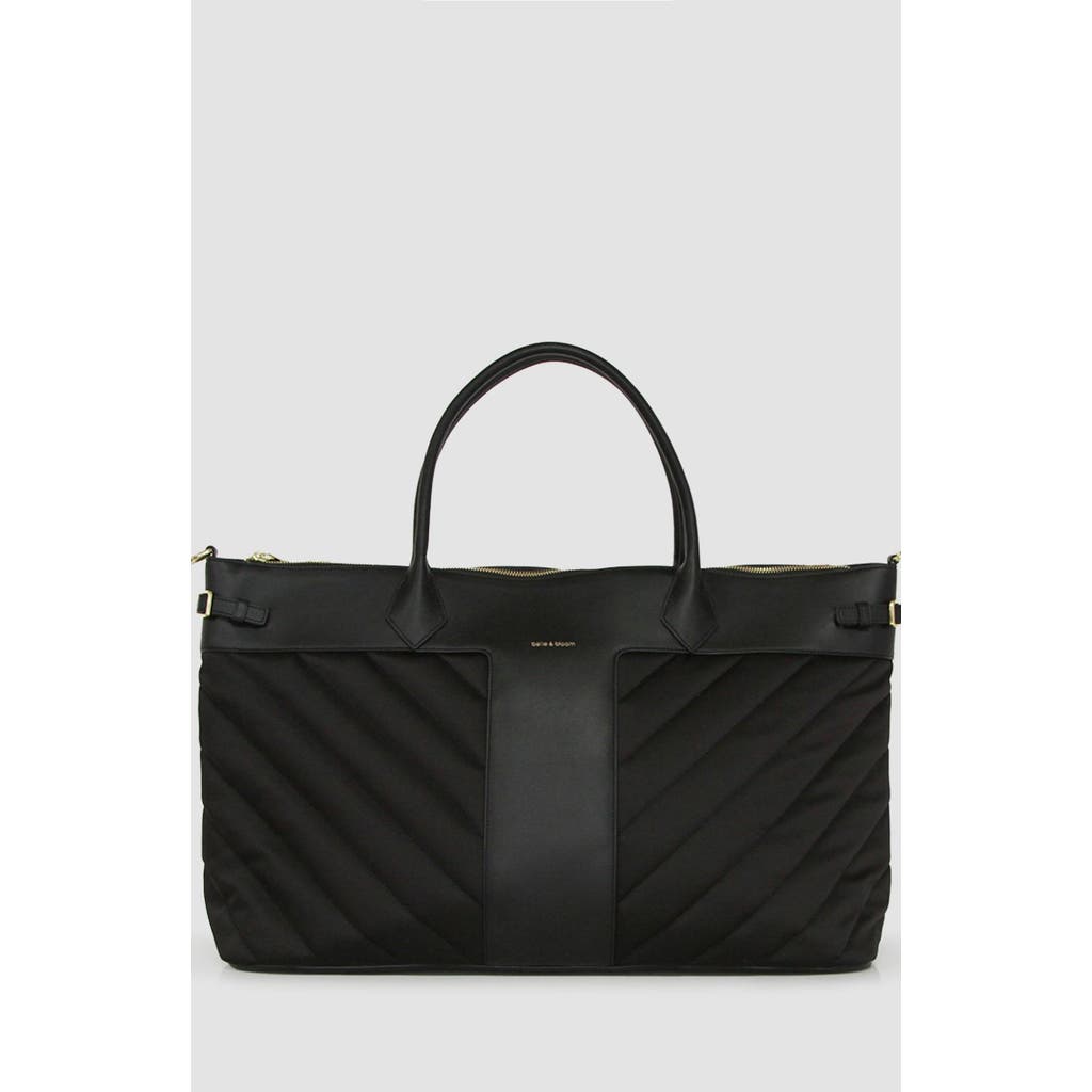 Belle & Bloom Meet Me In Paris Weekender Bag- Black In Black