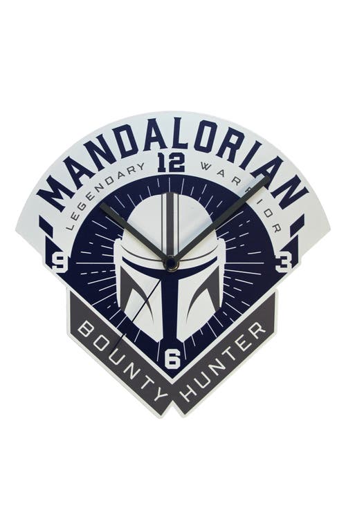 Accutime Star Wars The Mandalorian Wall Clock in Blue at Nordstrom