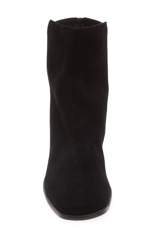 Stuart Weitzman Women's City Block Heel Suede Ankle Boots In Black