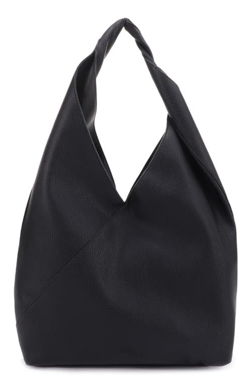 Mali + Lili Katie Vegan Leather Shoulder Bag in Black at Nordstrom