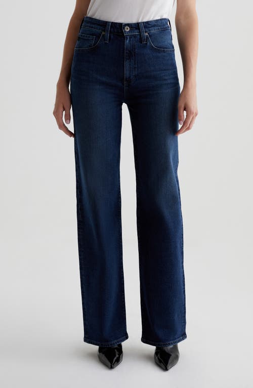 Shop Ag Kora High Waist Wide Leg Jeans In Midnight Sun