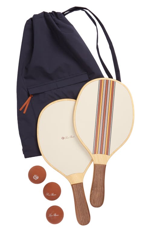 image Loro Piana Hampton Bays Beach Racket Set In Dark Sand At Nordstrom