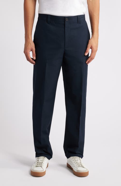 Frame Straight Leg Chinos In Dark Navy