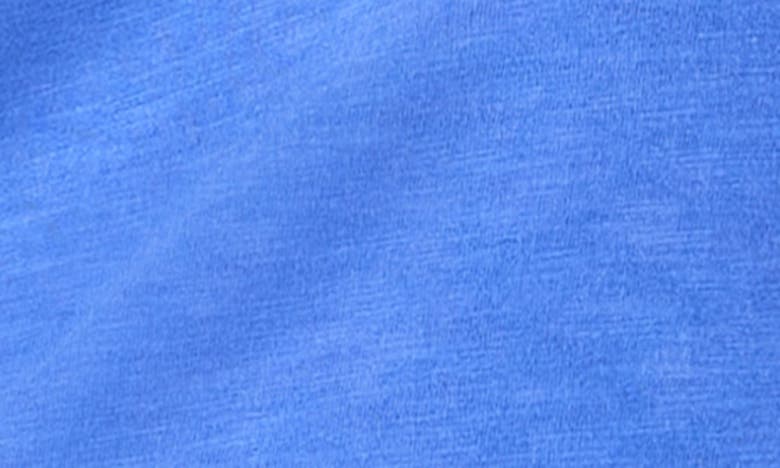Shop Nzt By Nic+zoe V-neck Cotton Blend T-shirt In Ultramarine