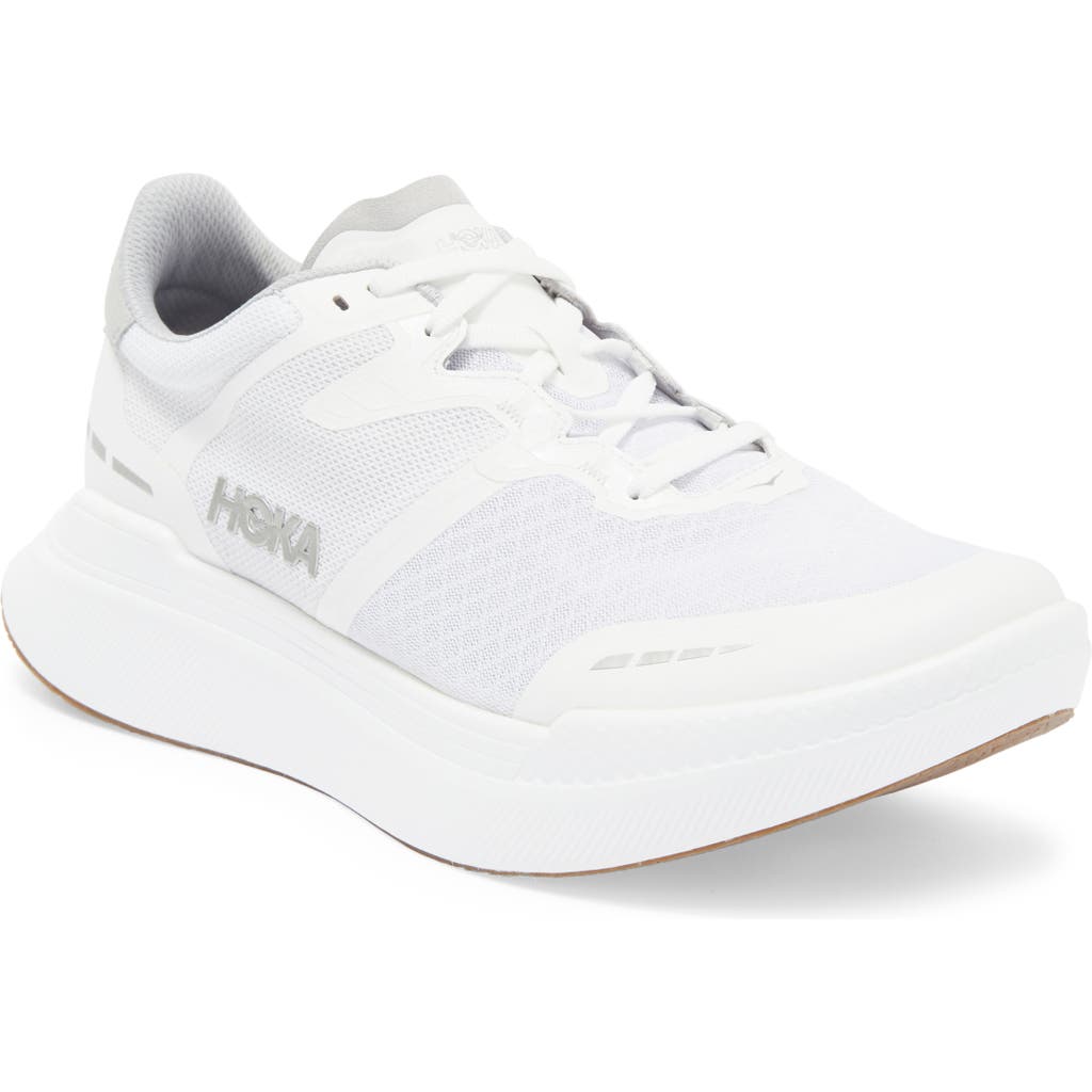 Hoka Transport X Sneaker In White/white