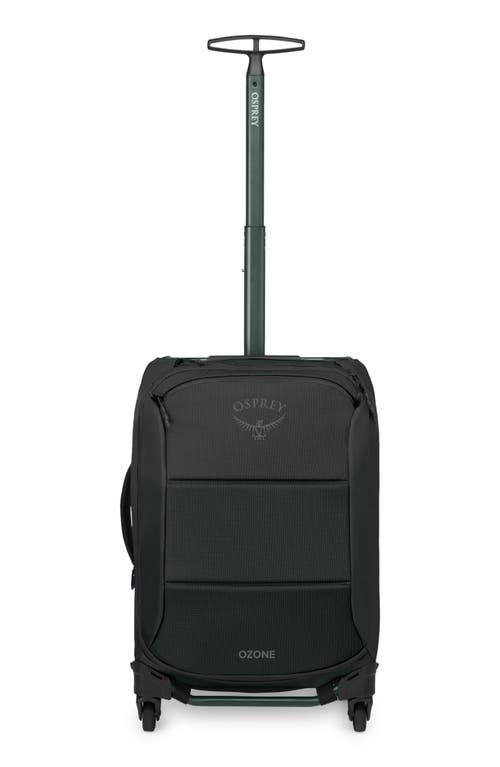 Ozone 4-Wheel 38-Liter Carry-On Suitcase in Black