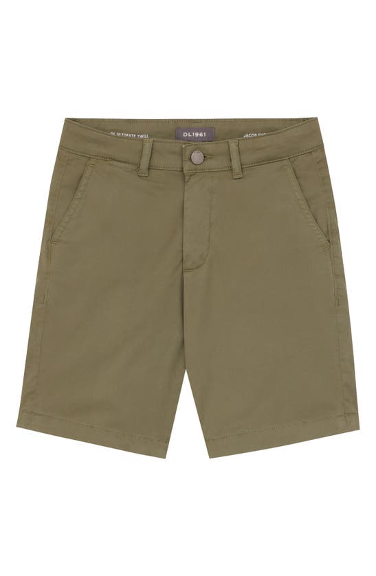 Dl1961 Kids' Jacob Chino Shorts In Green