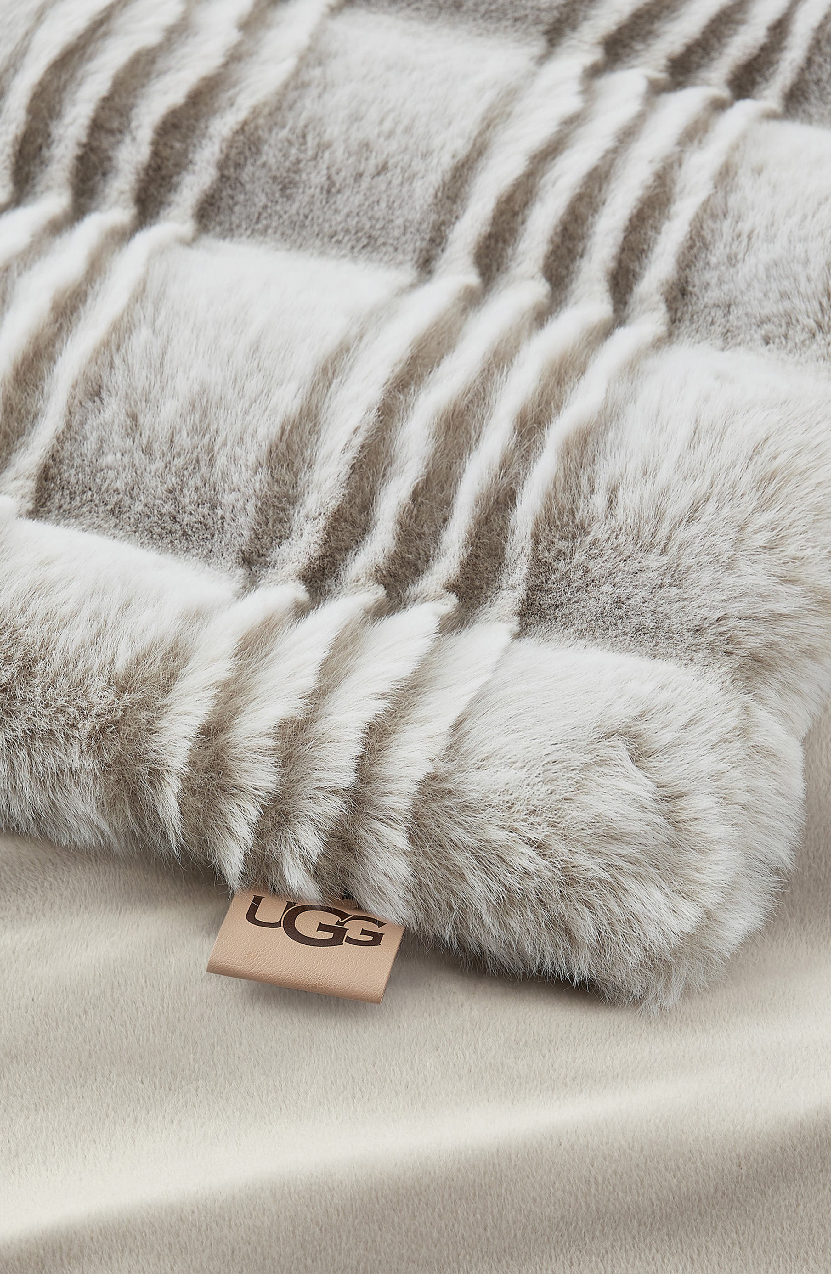 UGG® Marli Faux Fur Throw Blanket Nordstrom