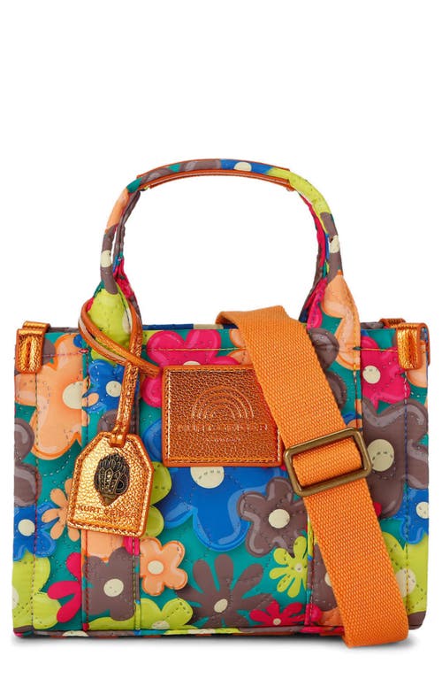 Kurt Geiger London XS Southbank Quilted Crossbody Tote in Blue Multi at Nordstrom