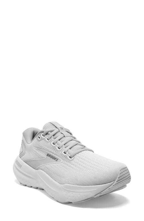 Brooks Glycerin 21 Running Shoe In White/white/grey