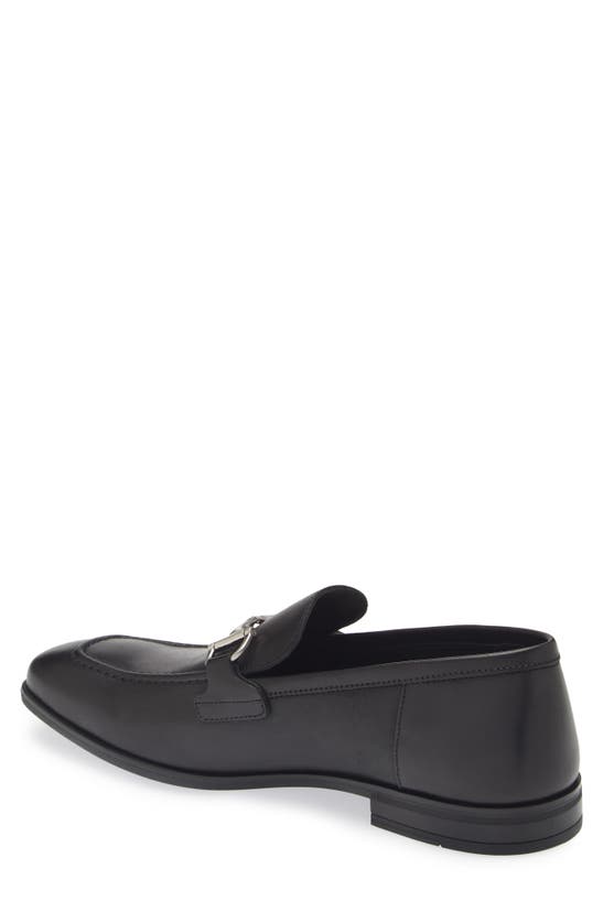 Shop Stuart Weitzman Simon Twistbit Loafer In Black