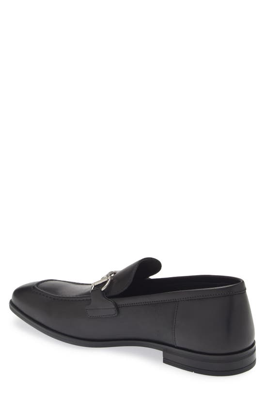 Stuart Weitzman Simon Twistbit Loafer In Black