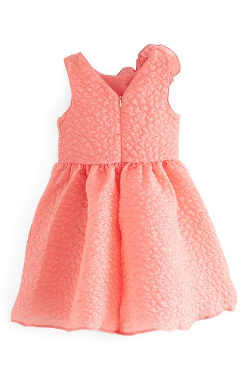 Shop Baker By Ted Baker Kids' Textured 3d Flower Dress In Apricot