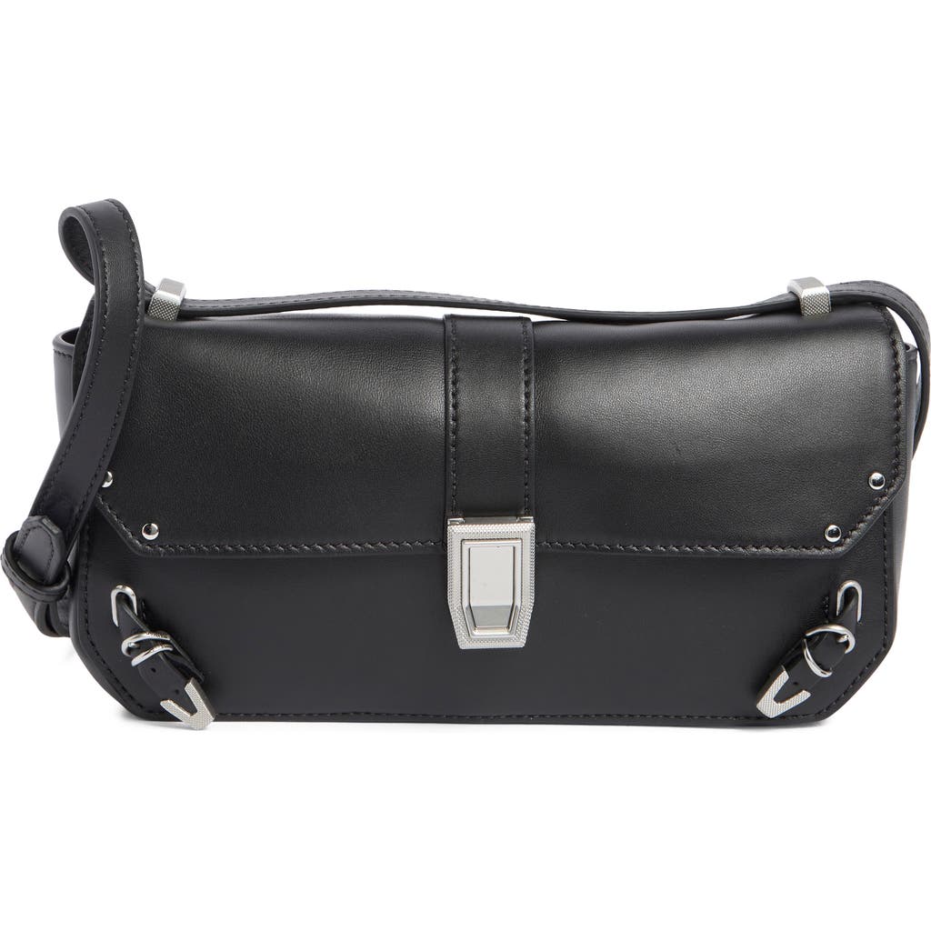 Rag & Bone Max Leather Convertible Shoulder Bag In Blk