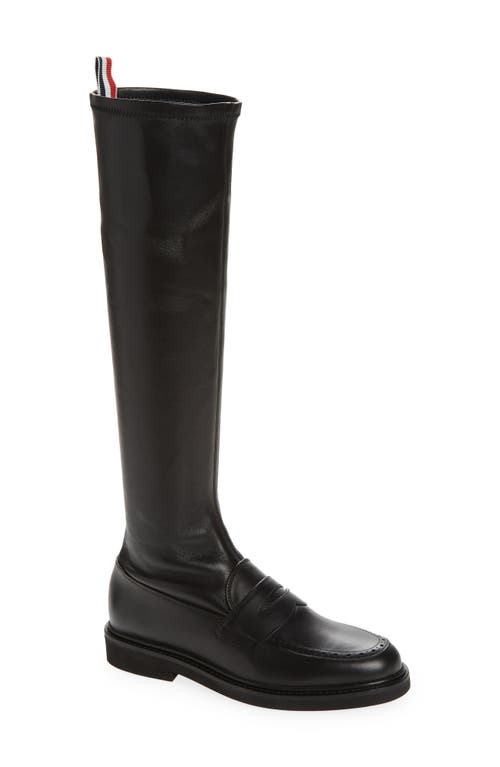Penny Knee High Boot in Black