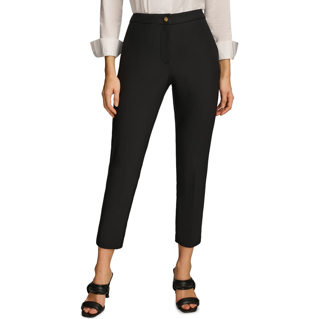 Donna Karan New York Slim Ankle Pants In Black