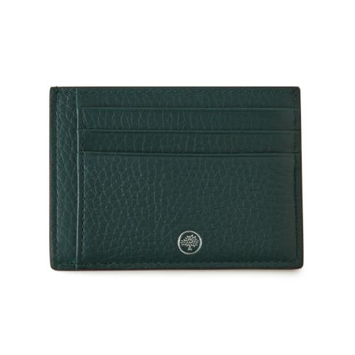 Shop Mulberry Leather Card Holder In  Green