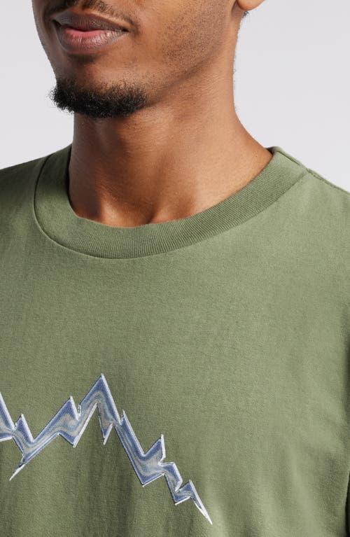 Shop Afield Out Alp Graphic T-shirt In Sage