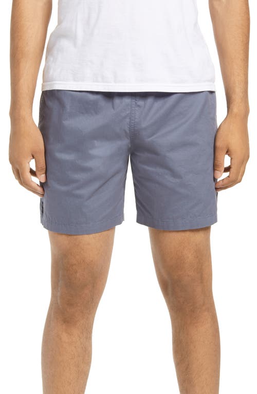 Elastic Waist Shorts in Grey Grisaille