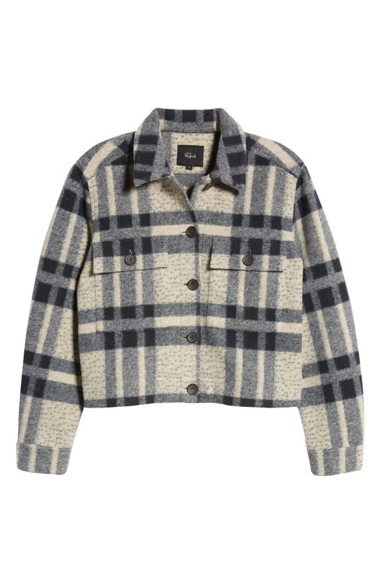 Rails Steffi Plaid Trucker Jacket In Tan Pacific Check
