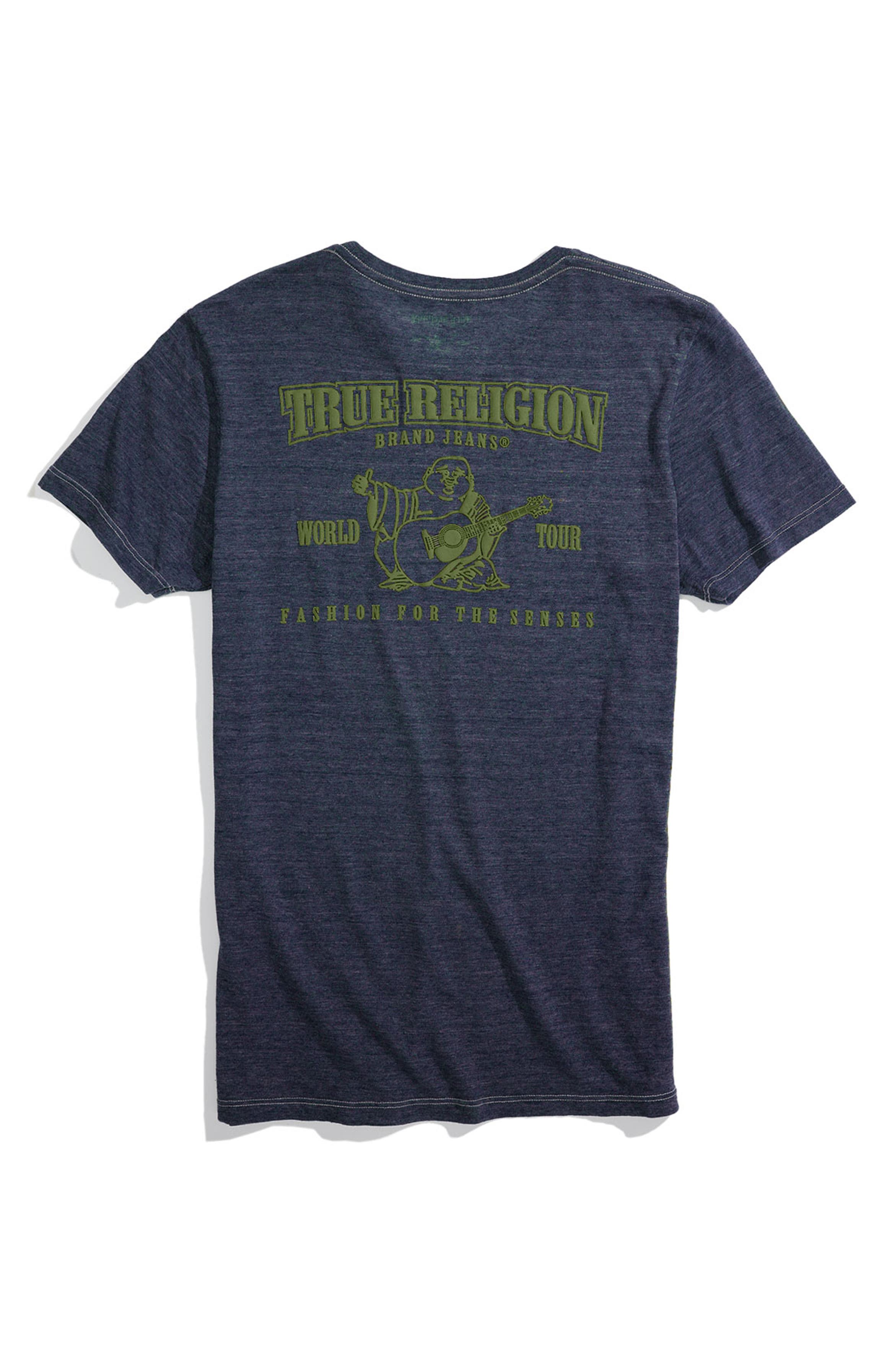 True Religion Brand Jeans 'Horseshoe Puff' Trim Fit T-Shirt (Men ...