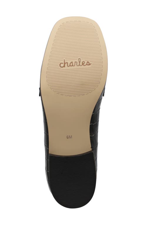 CHARLES BY CHARLES DAVID CHARLES BY CHARLES DAVID CASPER CROC EMBOSSED LOAFER