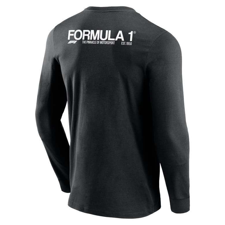 Shop Fanatics Branded Black Formula 1 End Credits Long Sleeve T-shirt