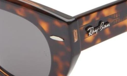 Ray Ban Ray-ban 52mm Square Sunglasses In Brown/dark Grey