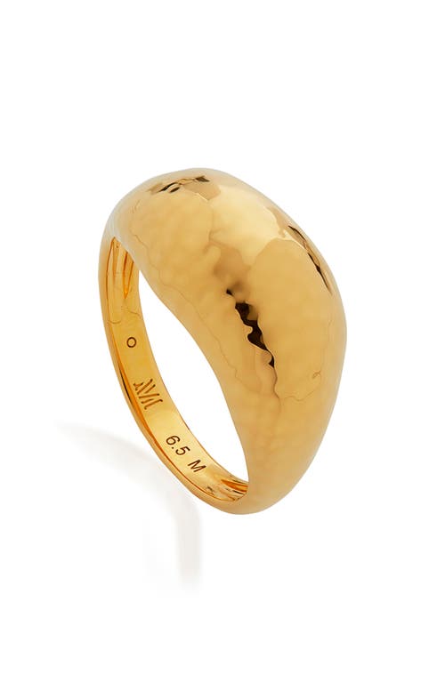 Monica Vinader Gaia Dome Ring Yellow Gold at Nordstrom,